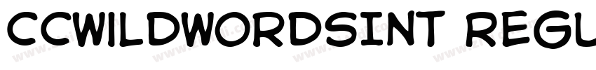 CCWildWordsInt Regul字体转换